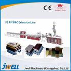 PE WPC products for outside decoration high output stable extrusion pressure plastic machinery