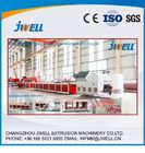 Automatic extruder line for manufacturing PVC/WPC profiles wallboard and floor