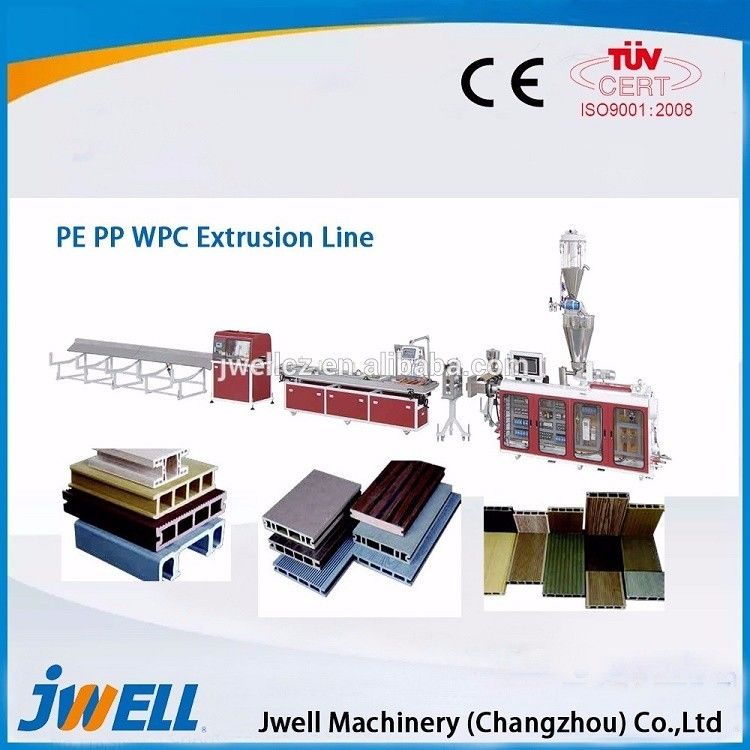 PVC/PP/PE Wood Plastic Sheet/Plate Production Line WPC production line, extruder, plastic machine