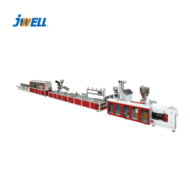 Jwell PVC WPC fast loading wallboard extrusion line for ceiling board