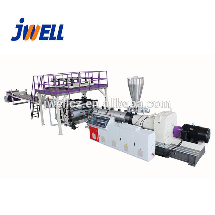 JWELL PVC Leather Extrusion Production Line Machine