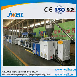 High Speed HDPE Plastic Pipe Extrusion Line For Jwell Gas Supply Pipeline Plastic Machine