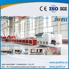 Jwell anti-crash PE WPC plastic extrusion line for floors