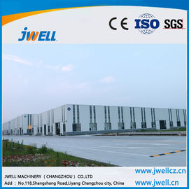 Jwell anti-crash PE WPC plastic extrusion line for floors