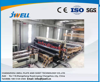 8m Plastic Sheet Machine , Upvc Extrusion Machinery 0.5-3mm Thickness