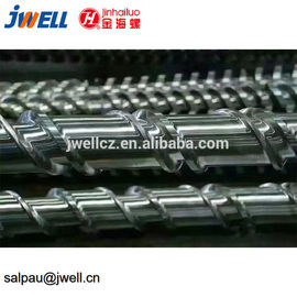 Alloy Steel Pipe Extruder Screw , Extruder Machine Parts Nitriding Treatment