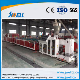 Jwell PVC PE PU Single Screw Extruder Plastic Making Machine