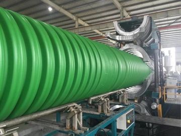 Single Wall Double Wall Corrugated Pipe Making Machine For HDPE / PVC