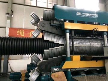 Single Wall Double Wall Corrugated Pipe Making Machine For HDPE / PVC