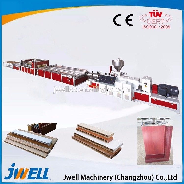 Supply high quality PVC Wood-Plastic Co-extrusion Foamed Door Plate Extruder